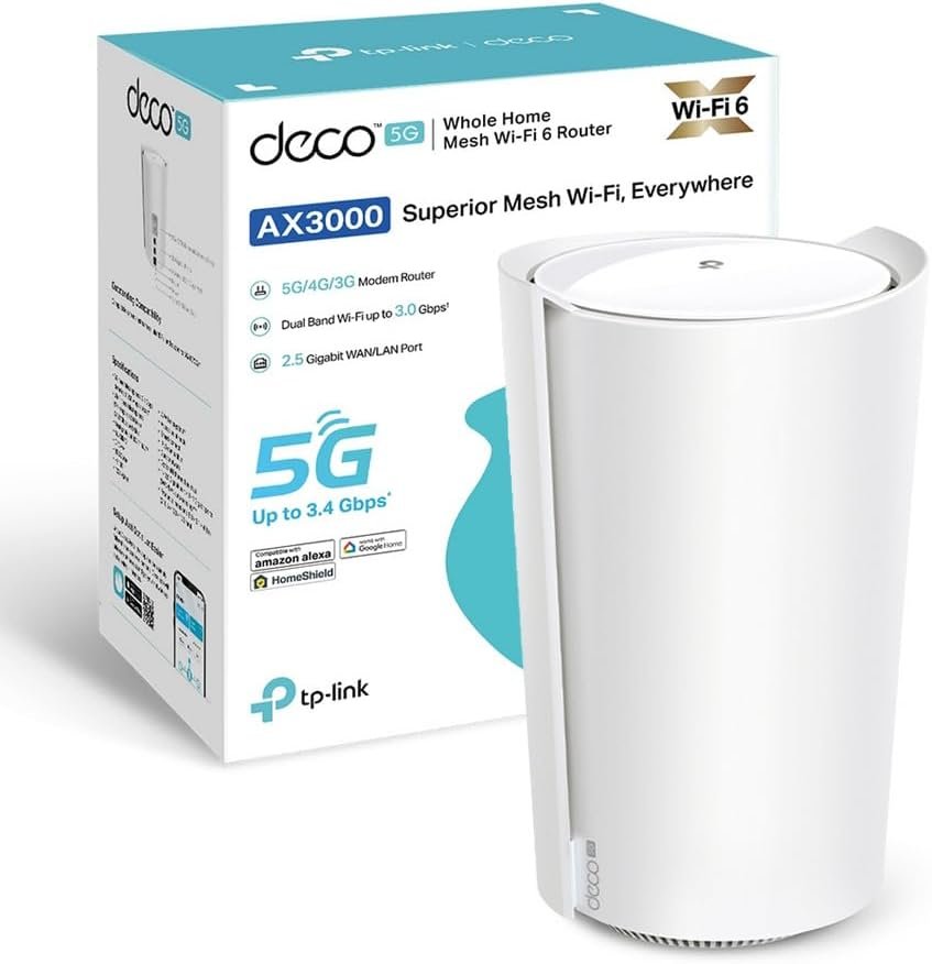 Router TP-Link Deco X3000-5G Mesh Wi-Fi 6