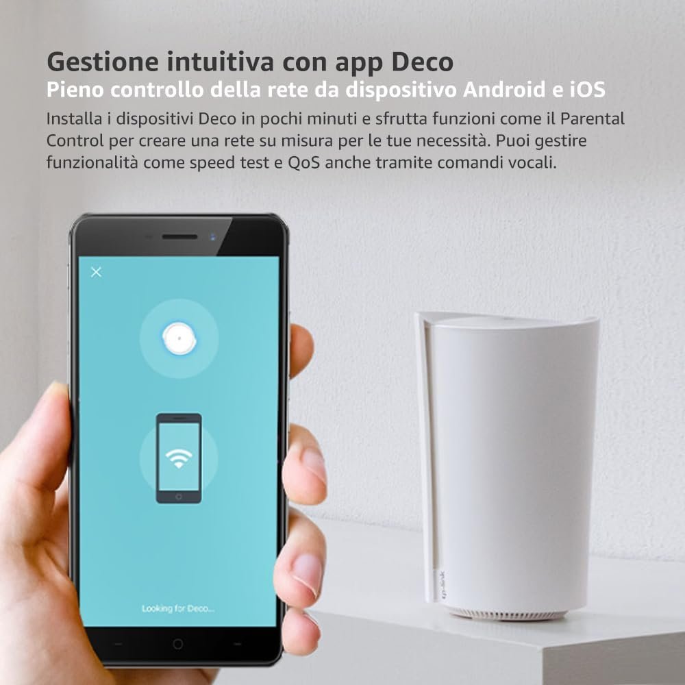 Router TP-Link Deco in ambiente domestico moderno